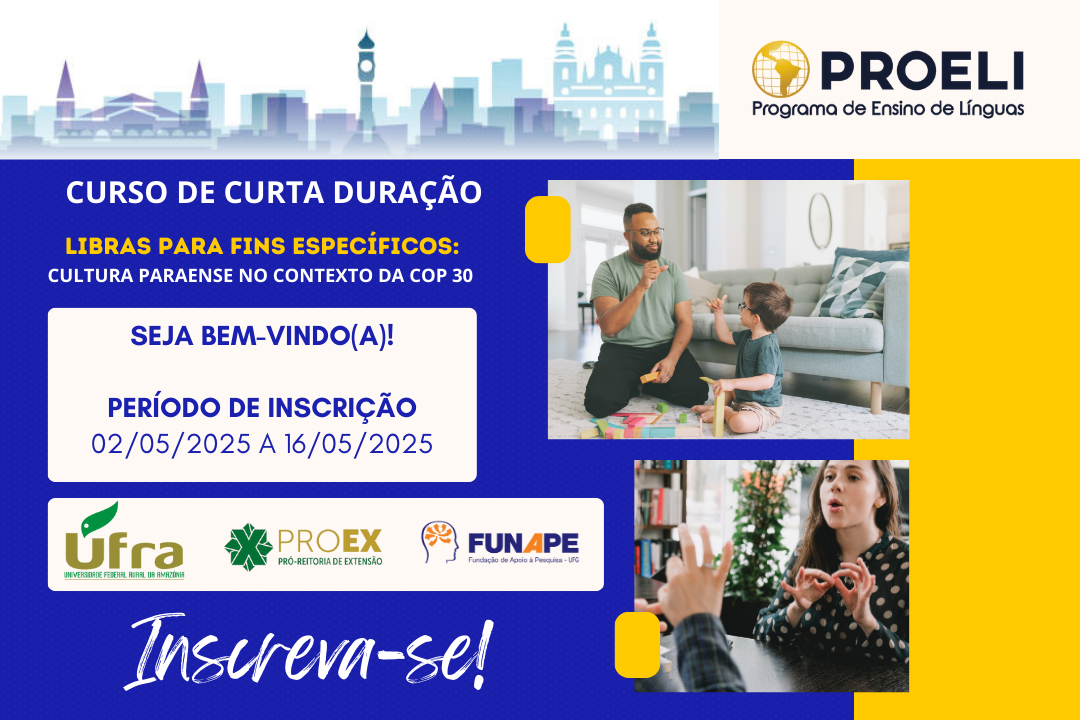 Curso de Libras para fins específicos: COP 30