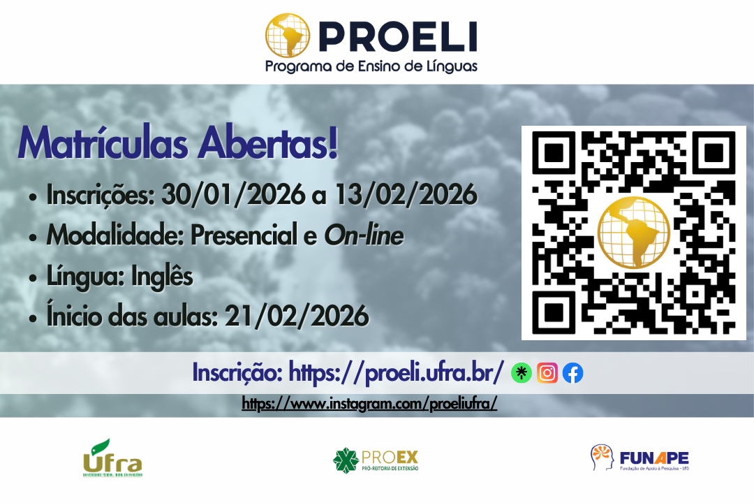 Matrículas Abertas - Novos Alunos e Veteranos