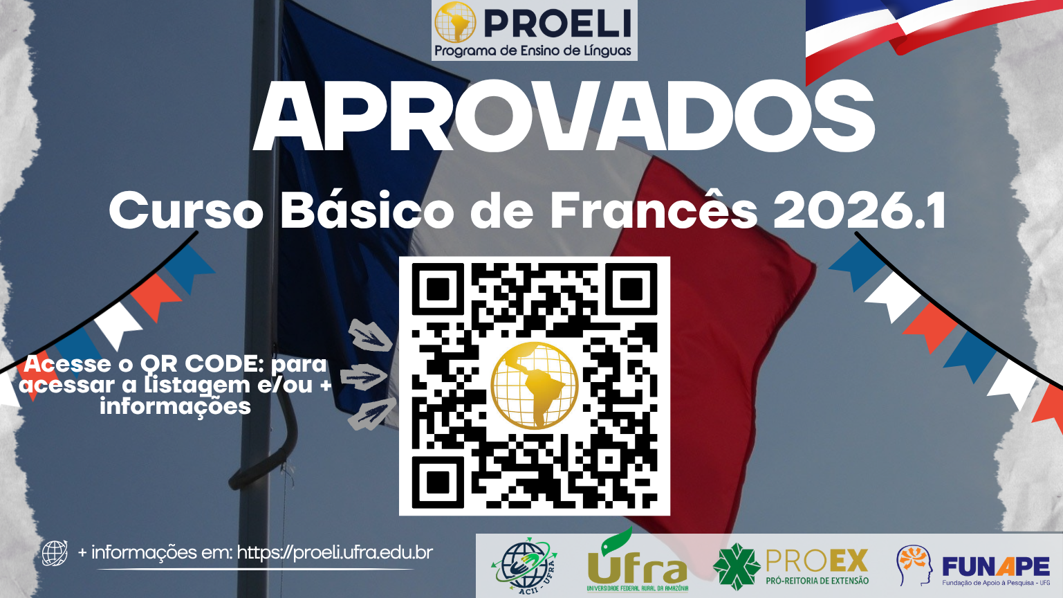 Lista de Aprovados - Curso de Francês